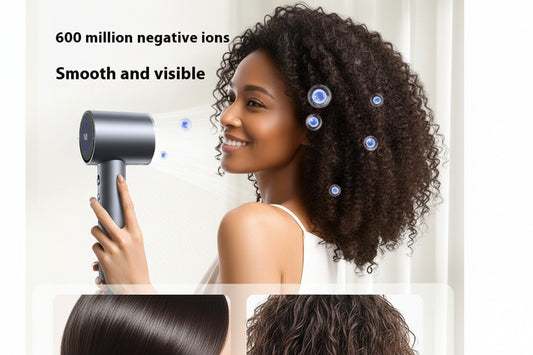 High-Concentration Anion Hair Dryer with Constant Temperature for Damage-Free Hair Care