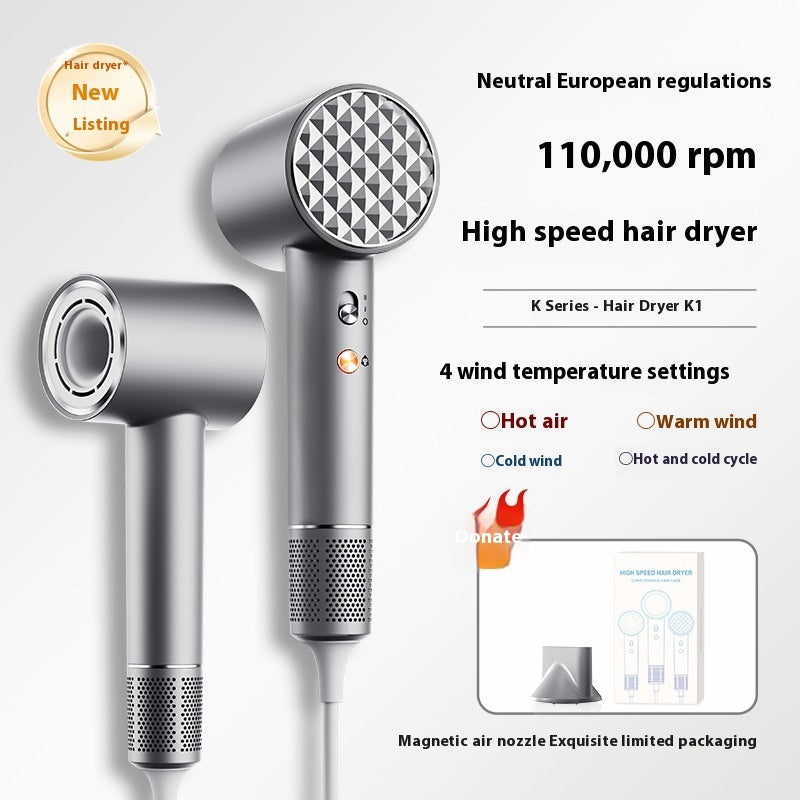 High-Concentration Anion Hair Dryer with Constant Temperature for Damage-Free Hair Care