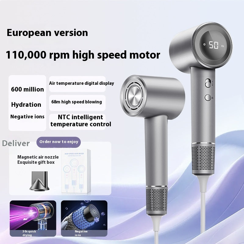High-Concentration Anion Hair Dryer with Constant Temperature for Damage-Free Hair Care