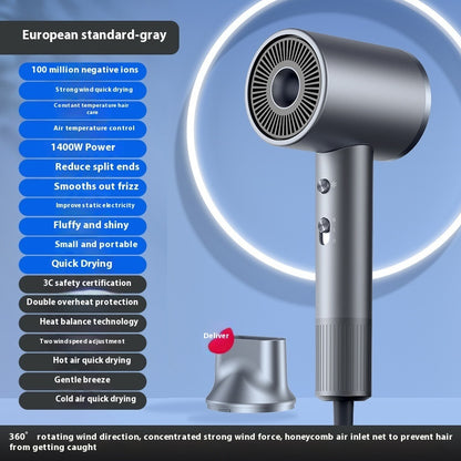 High-Concentration Anion Hair Dryer with Constant Temperature for Damage-Free Hair Care