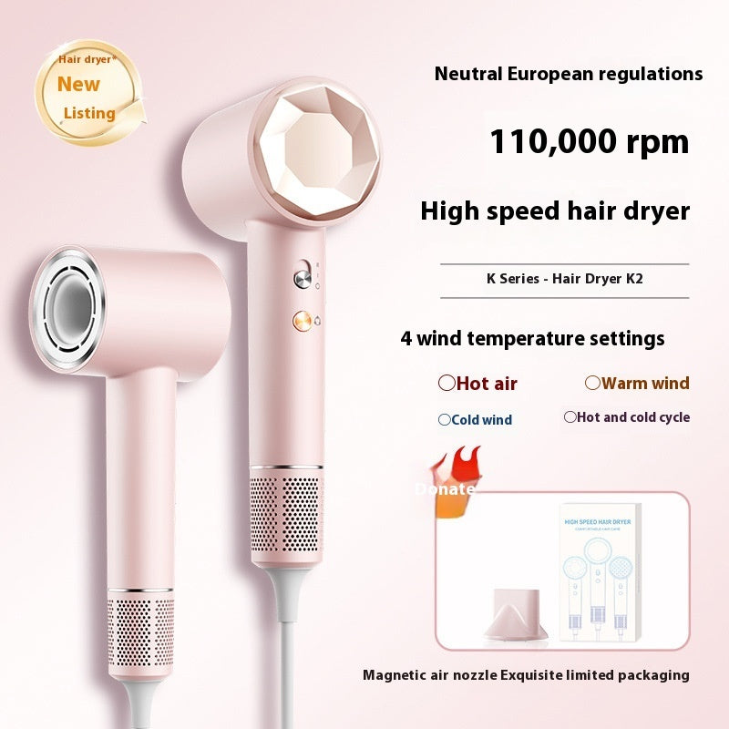 High-Concentration Anion Hair Dryer with Constant Temperature for Damage-Free Hair Care