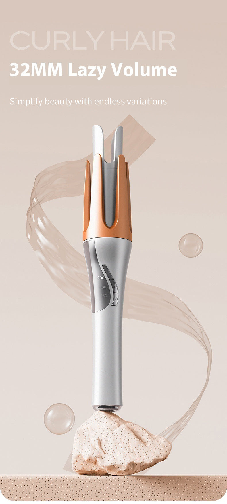 Portable Automatic Hair Curler – Cordless Multi-Function Curling Iron for Long-Lasting Curls