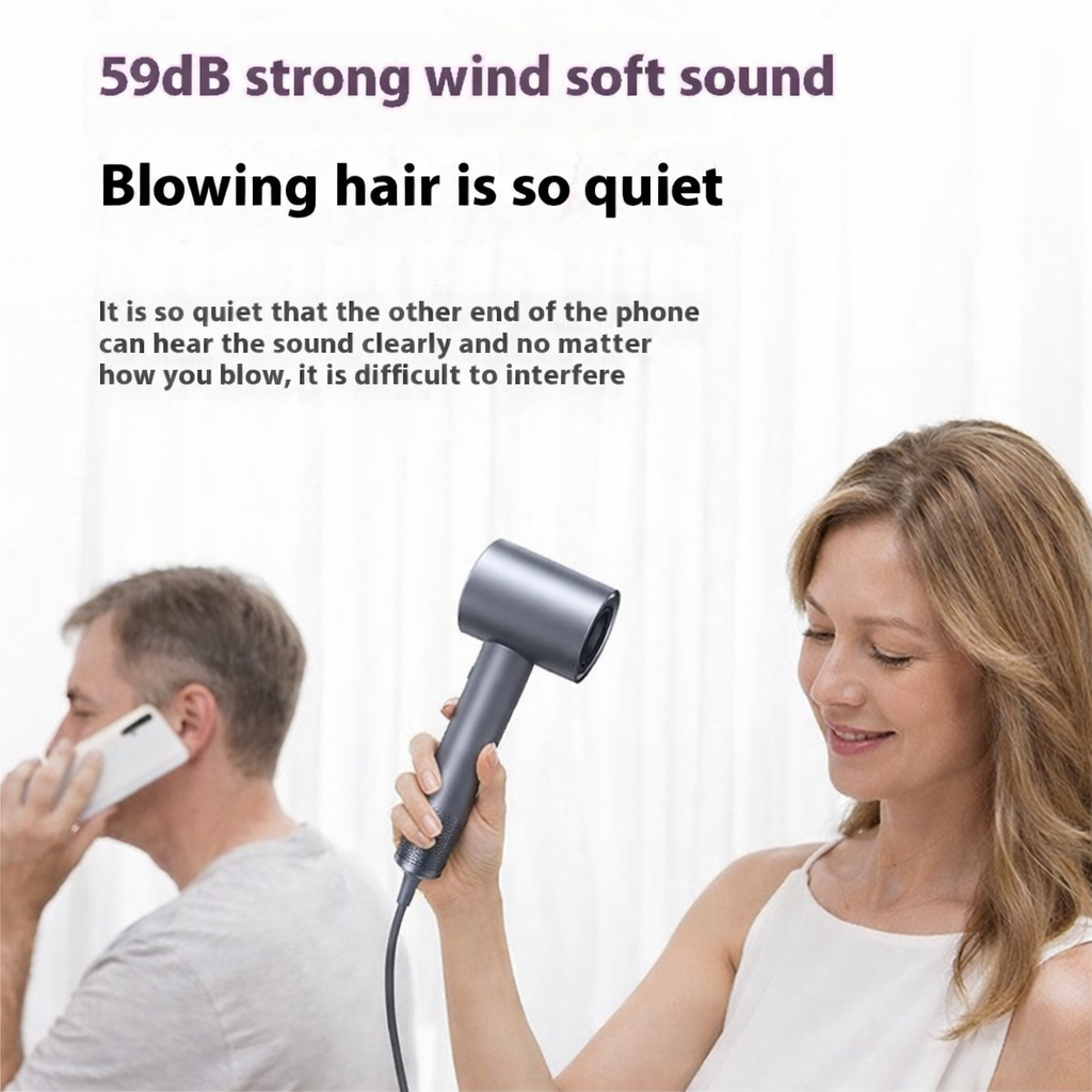 High-Concentration Anion Hair Dryer with Constant Temperature for Damage-Free Hair Care