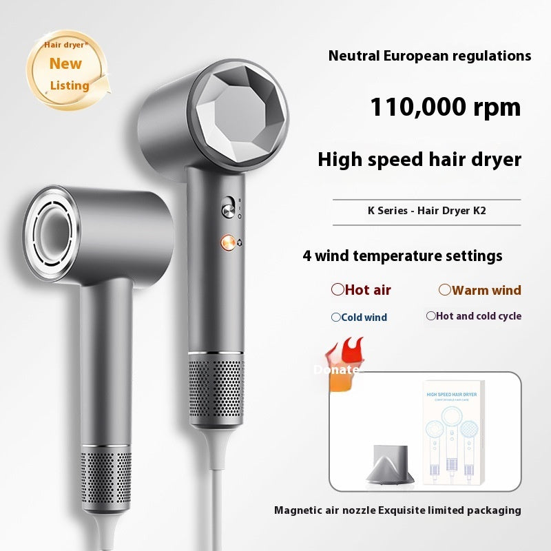 High-Concentration Anion Hair Dryer with Constant Temperature for Damage-Free Hair Care