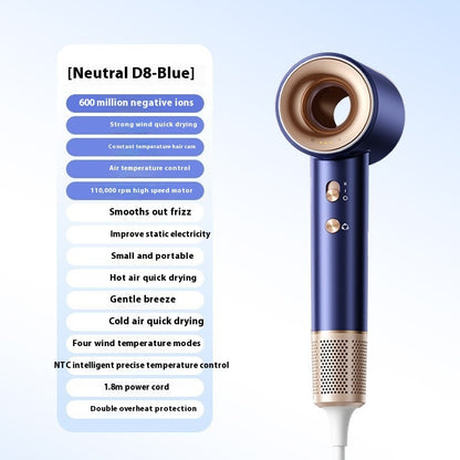 High-Concentration Anion Hair Dryer with Constant Temperature for Damage-Free Hair Care