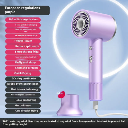 High-Concentration Anion Hair Dryer with Constant Temperature for Damage-Free Hair Care