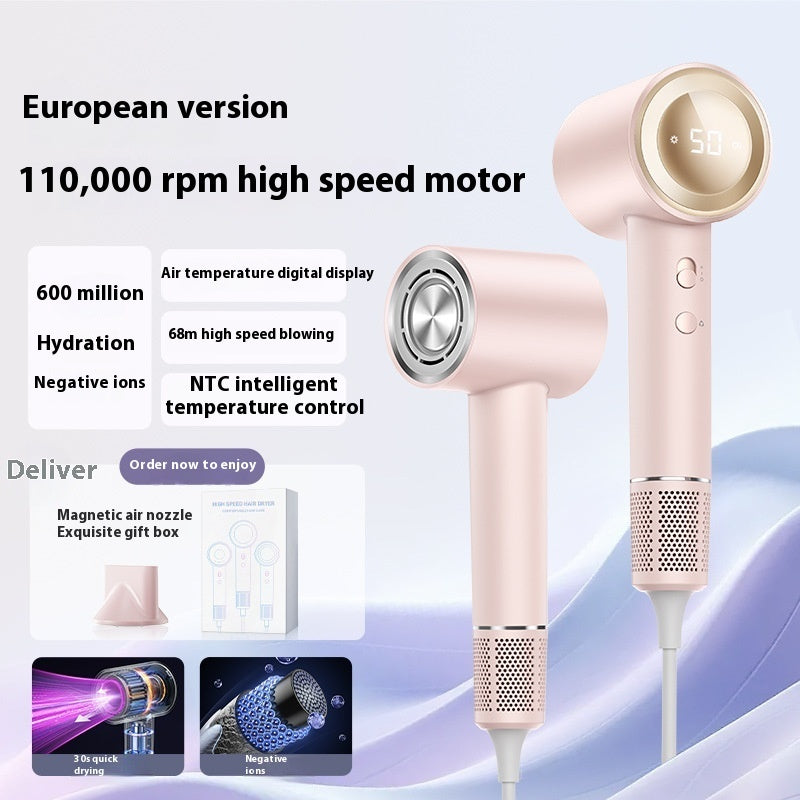 High-Concentration Anion Hair Dryer with Constant Temperature for Damage-Free Hair Care