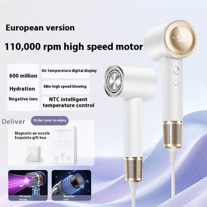 High-Concentration Anion Hair Dryer with Constant Temperature for Damage-Free Hair Care